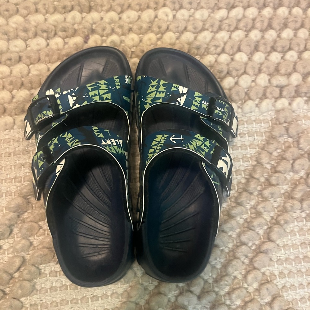 Birkenstock Birki’s Blue / Green Sandals
